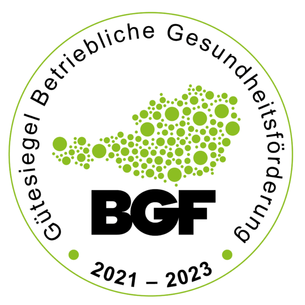 BGF Gütesiegel 2021 - 2023